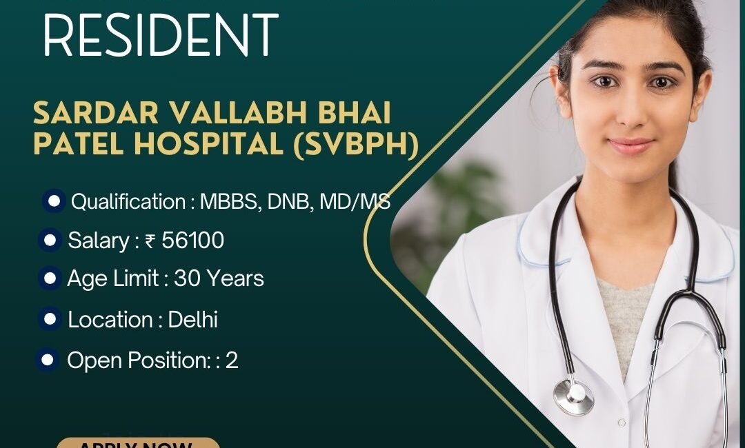 SVBPH Jobs 2024 – Apply for Junior and Senior Resident Positions